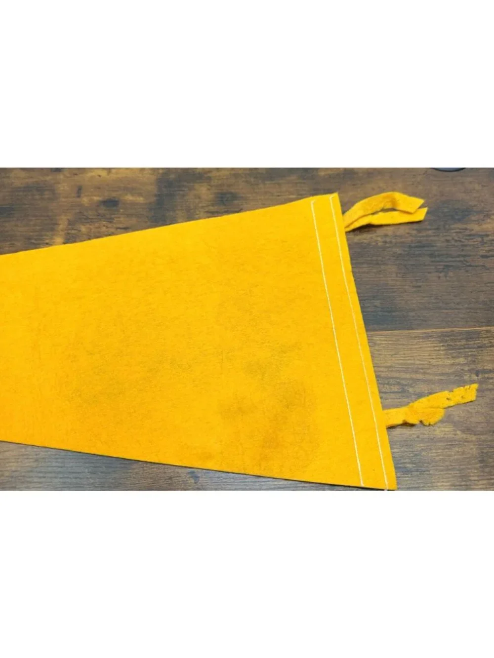 Vintage Navy Felt Pennant With Goat Mascot & Bold Lettering Sports Memorabilia